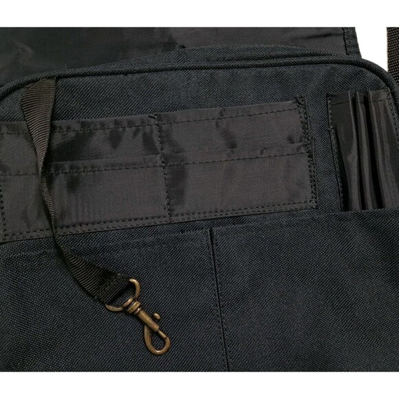 Vintage Gap Hobo Purse Shoulder Bag Messenger Satchel Black Crossbody - Picture 4 of 7